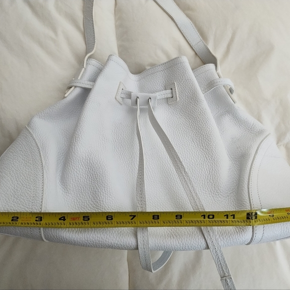 Italian Genuine Leather Nordstrom shoulder bag. White. - Picture 10 of 13
